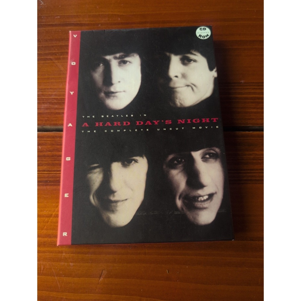 The Beatles A Hard Day's Night Complete Uncut Movie PC CD ROM 1993 Voyager